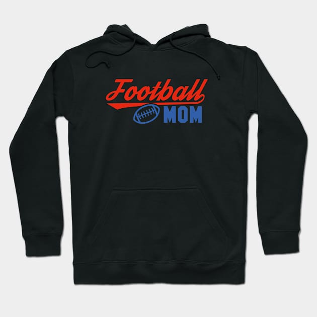 Football Mom Hoodie by VectorPlanet